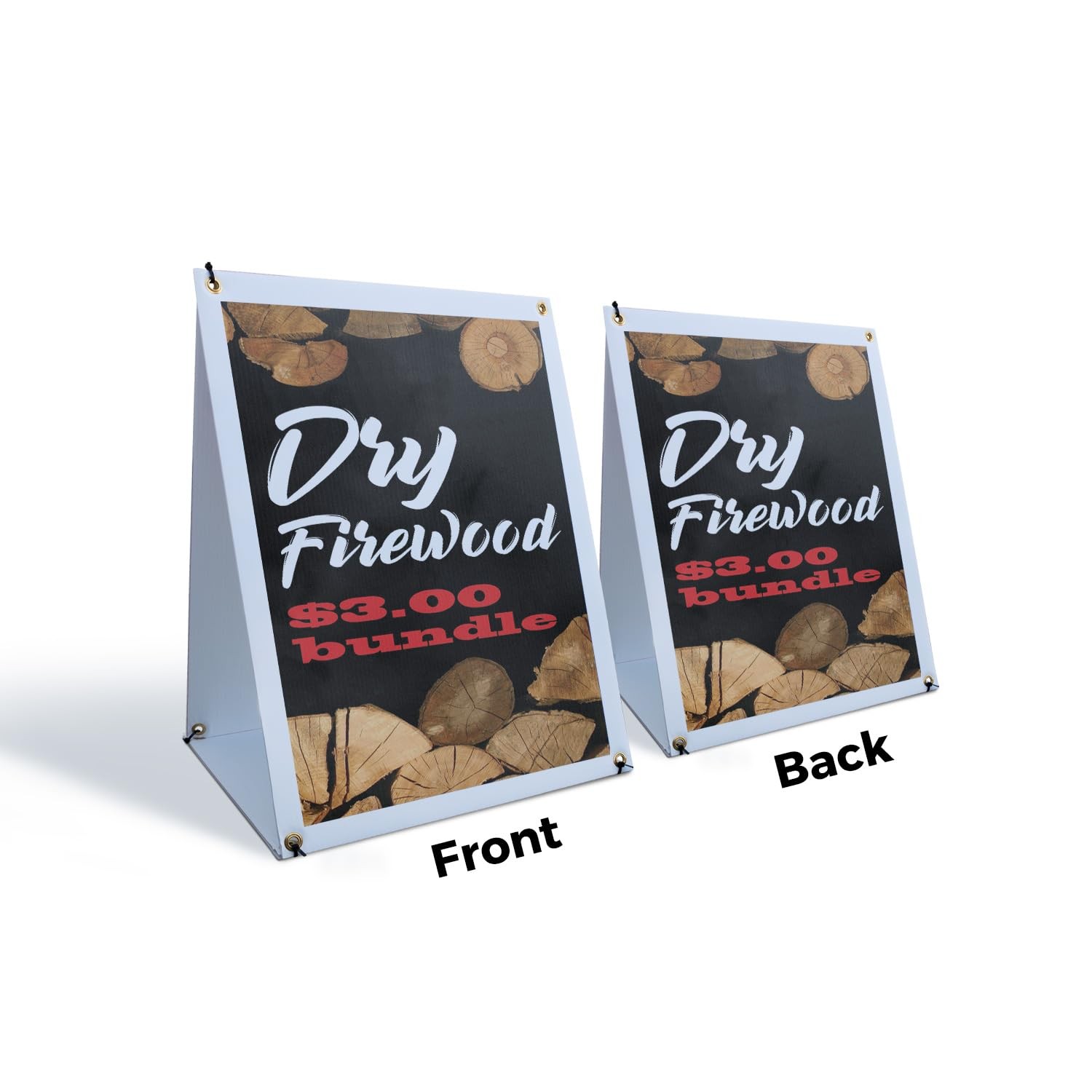 Signmission Dry Firewood 3.00 A Bundle Sidewalk Sign 24 Inch X 36 Inch A-Frame
