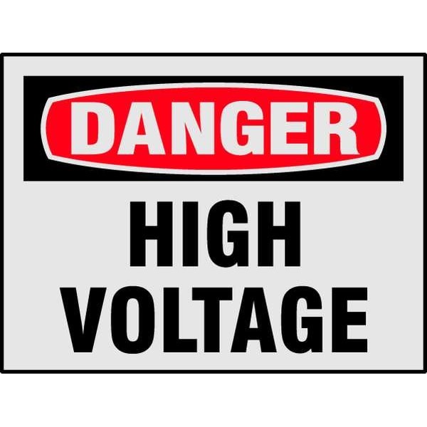 Brady 21006Ls Danger Label, Electrical Hazard, Pk8, 21006Ls