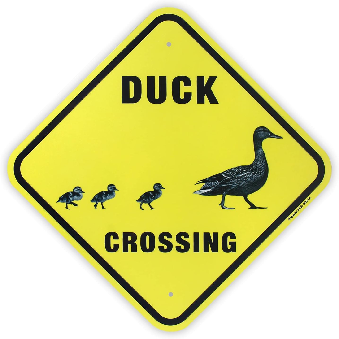 Reflective Duck Crossing Warning Sign Aluminum Outdoor Day & Night Road Sign 12&Prime;
