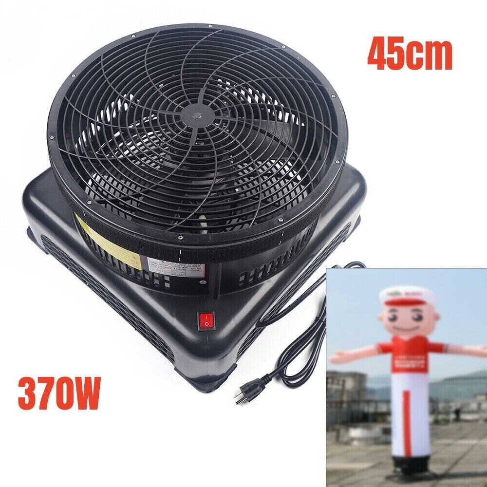 370W Blower Fan for Inflatable Wind Dancer Tube Man Fly Guy Wacky Sky Puppet