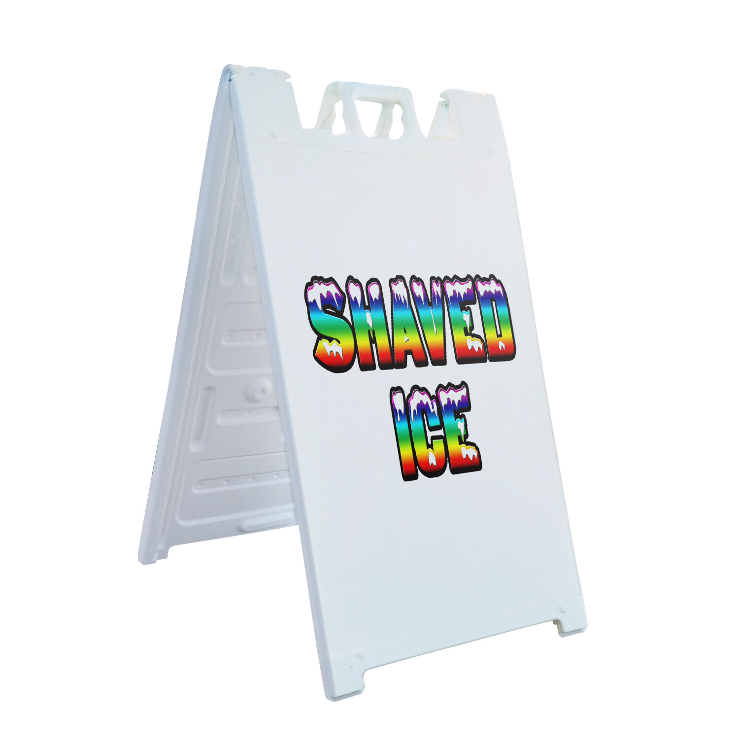 A-frame Sidewalk Shaved Ice 24&Prime; x 36&Prime; Double Sided A-Frame Sidewalk Sign