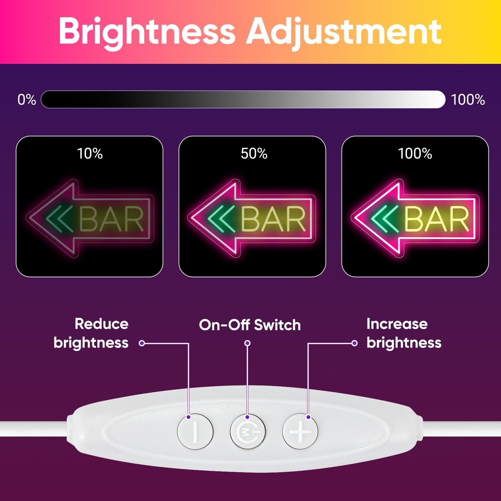 Led Neon Bar Signs for Home Wall Decor, Bar Light up Sign Decorations for Hom…