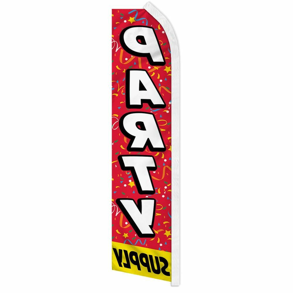 « PARTY SUPPLY » advertising super flag swooper banner business supplies decor