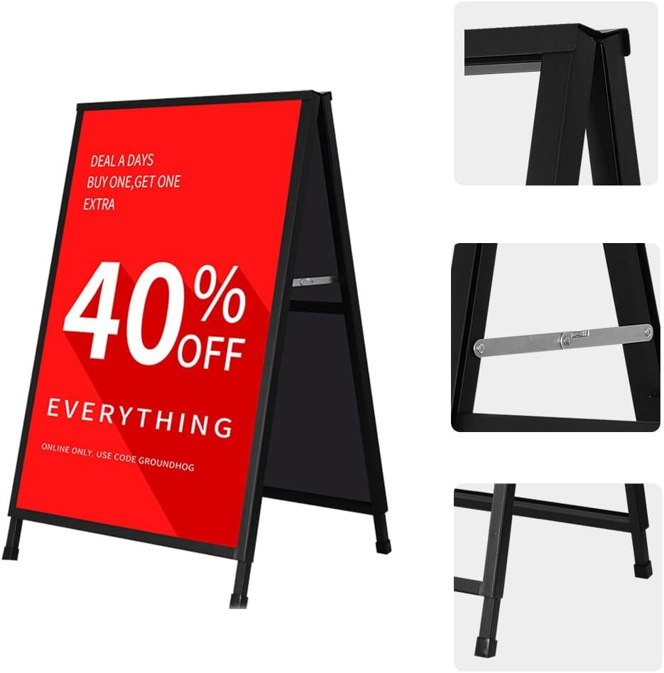 DISPLAYSWORKER A-Frame Sidewalk Sign