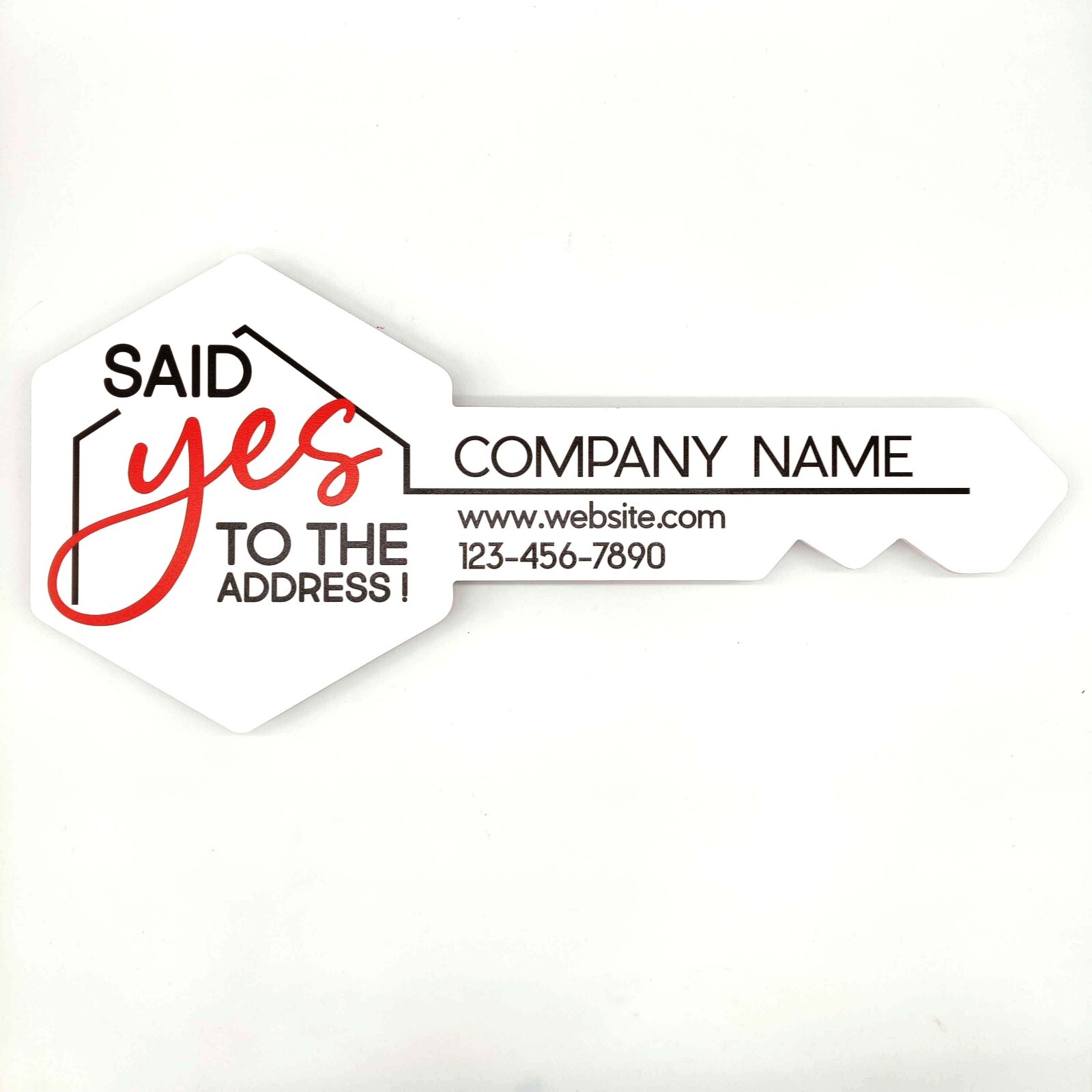 Said Yes To The Address Real Estate Sold Sign, Realtor Key Sign, Realtor Gift