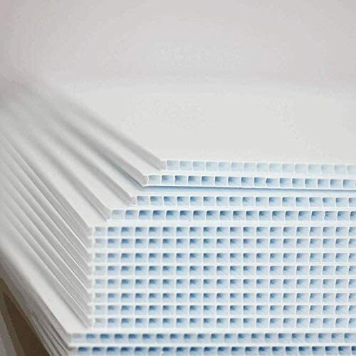 50 Blank Signs WHITE 18&Prime; x 24&Prime; x 4 mm corrugated plastic, bundles of 50 pieces