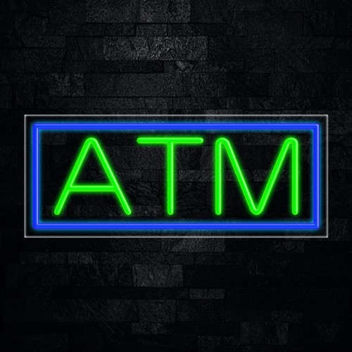 ATM LED Neon Sign 30&Prime;L x 12&Prime;H #30010