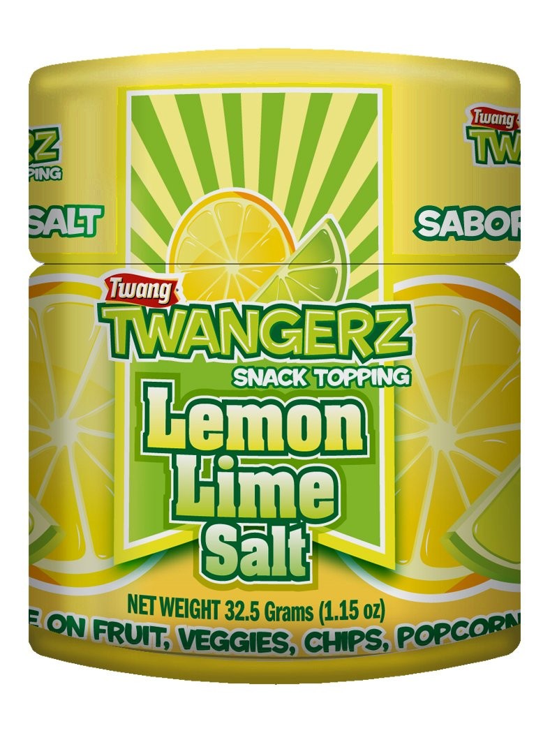 Twang Twangerz Flavored Salt Snack Topping – Lemon 1.15 Ounce (Pack of 4)