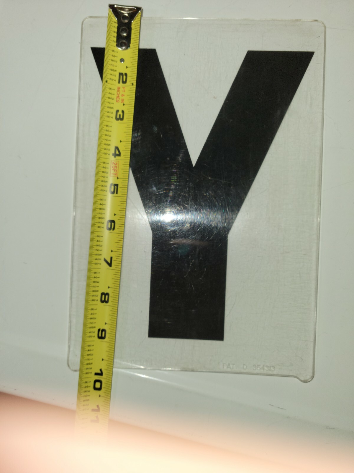 A-Z Alphabet 8” Letter on 10&Prime; PLASTIC MARQUEE LETTERS NUMBER 0-9 Punctuation ⤵️