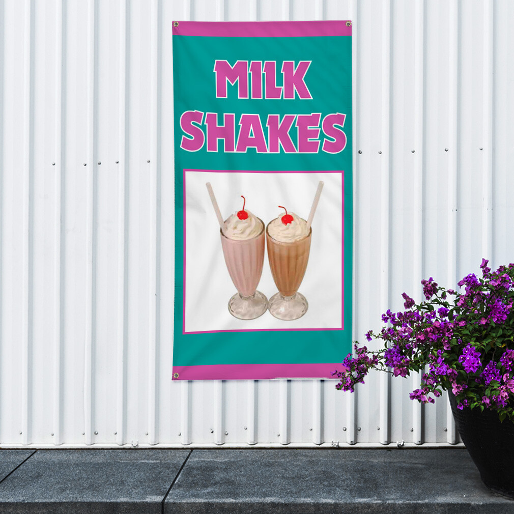 Vertical Vinyl Banner Multiple Sizes Outdoor Weatherproof Industrial Yard Signs