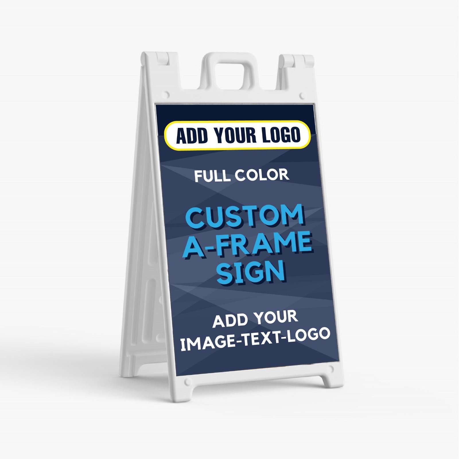 Custom A-Frame Sign | 24&Prime;x36&Prime; | Graphic + A-Frame | Single Side & Double Side