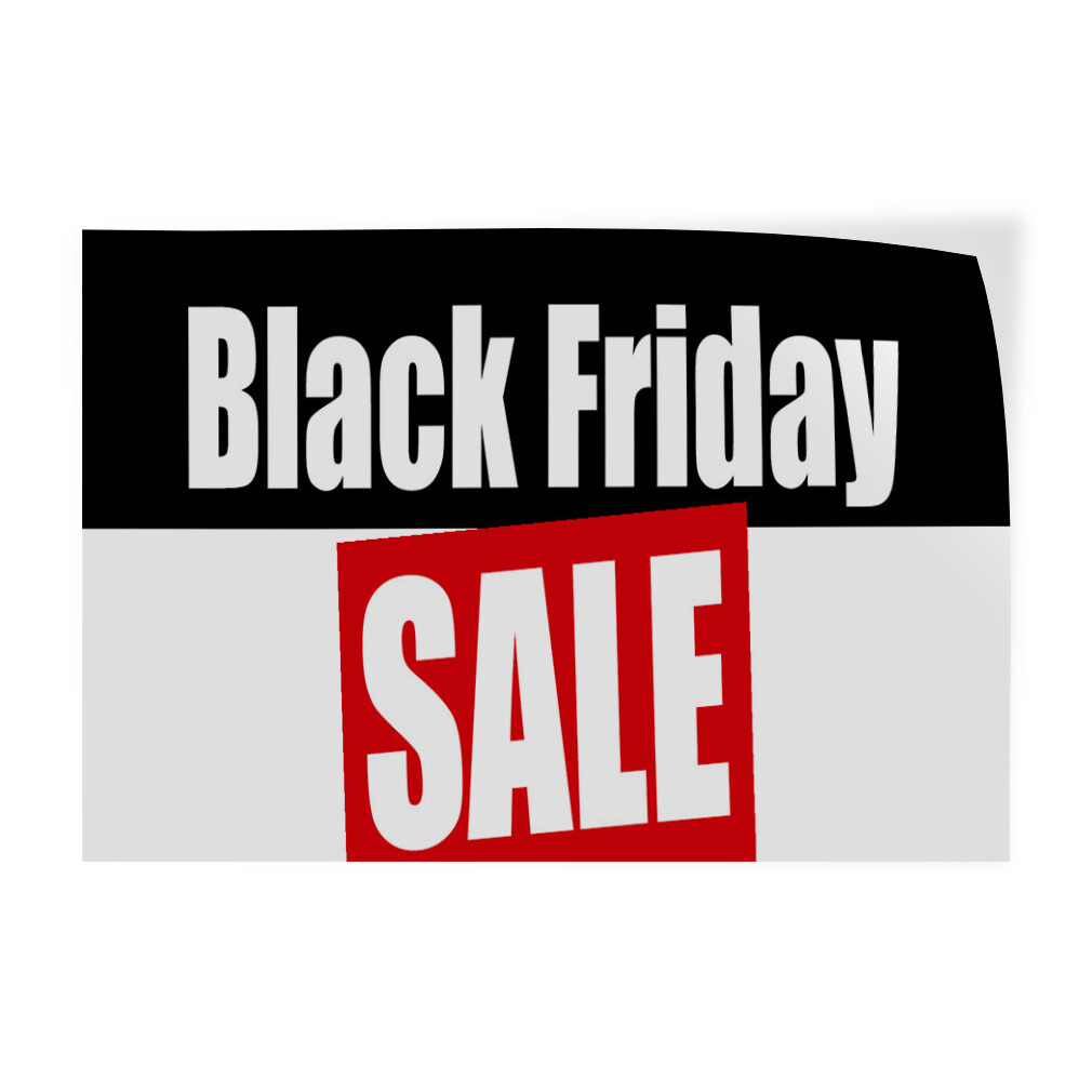Decal Stickers Black Friday Sale Business A Vinyl Store Sign Label Retail