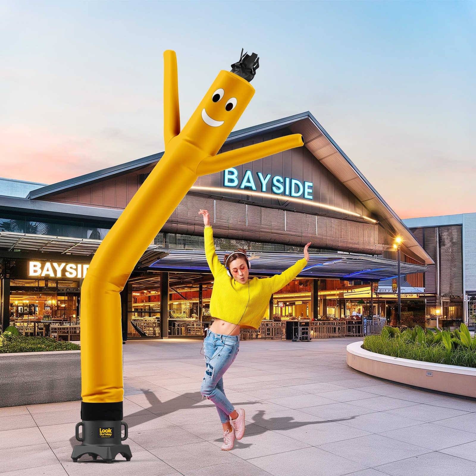 Lookourway Air Dancers Inflatable Tube Man Attachment – 10 Feet Tall Wacky