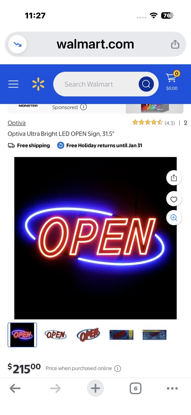 Optiva Open Signs | Neon Open Sign Look, LED Lights | 12 Eye-Catching Animations