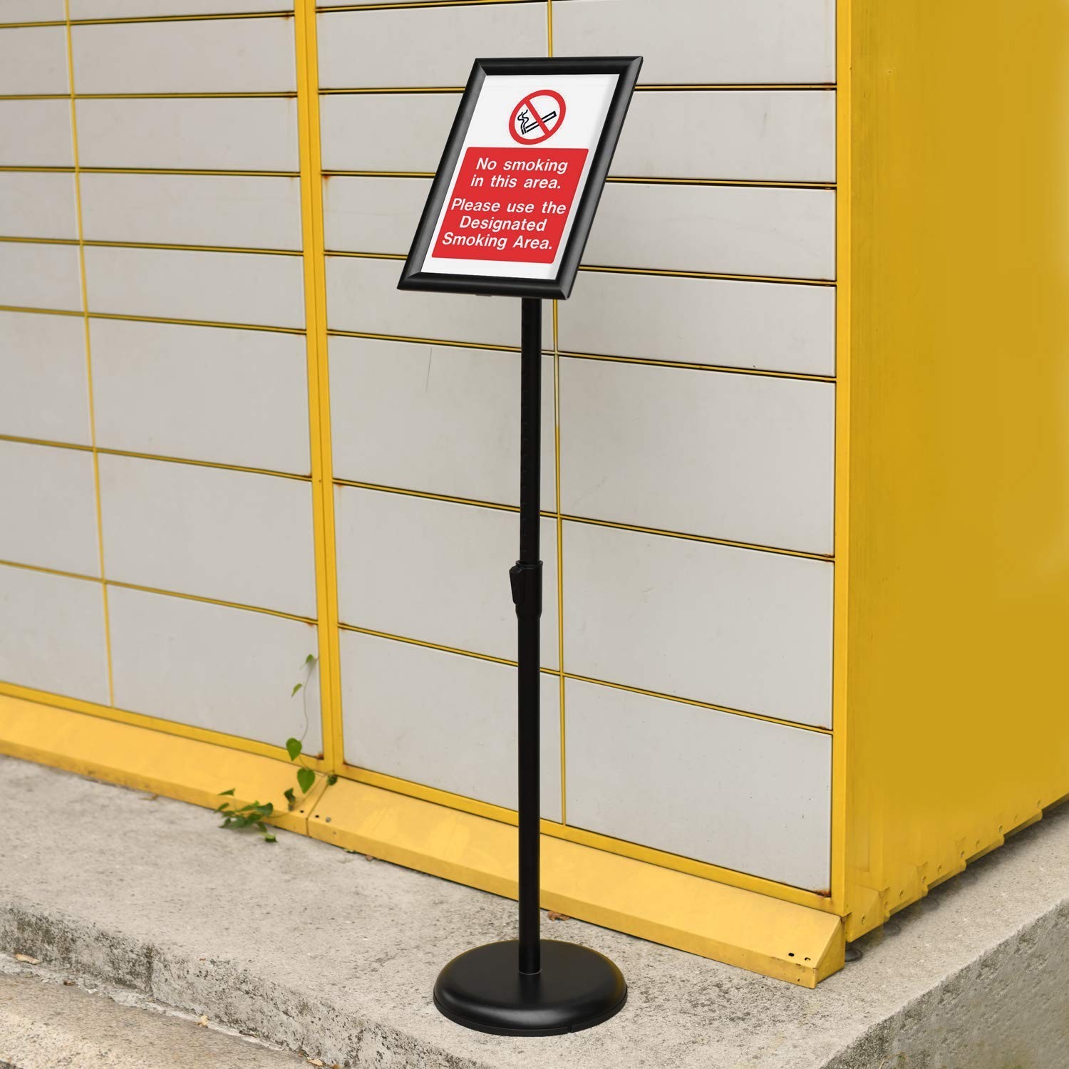 Adjustable Heavy Duty Pedestal Sign Holder Floor Stand, Sign Stand Poster Sta…