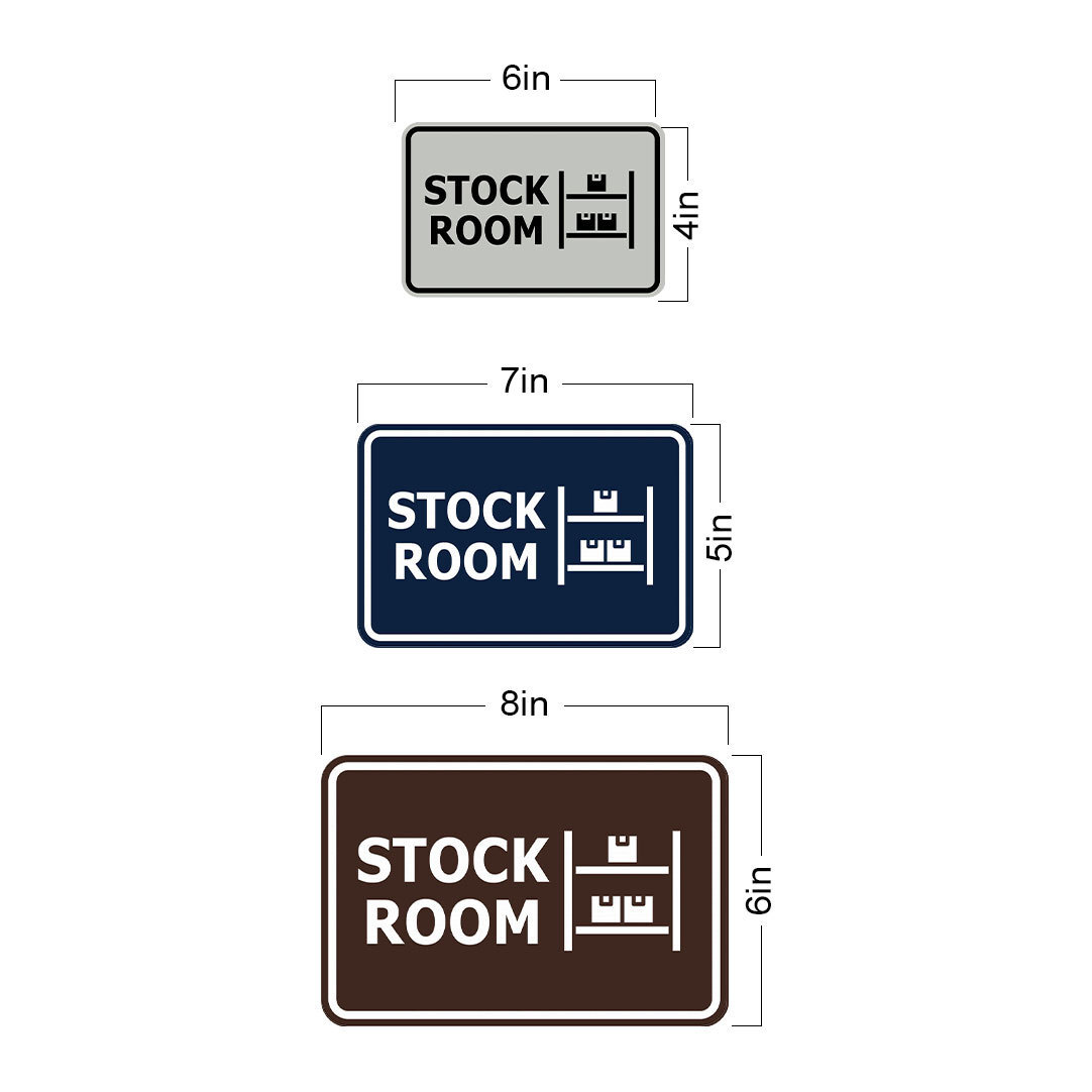 Signs ByLITA Classic Framed Stock Room Wall or Door Sign