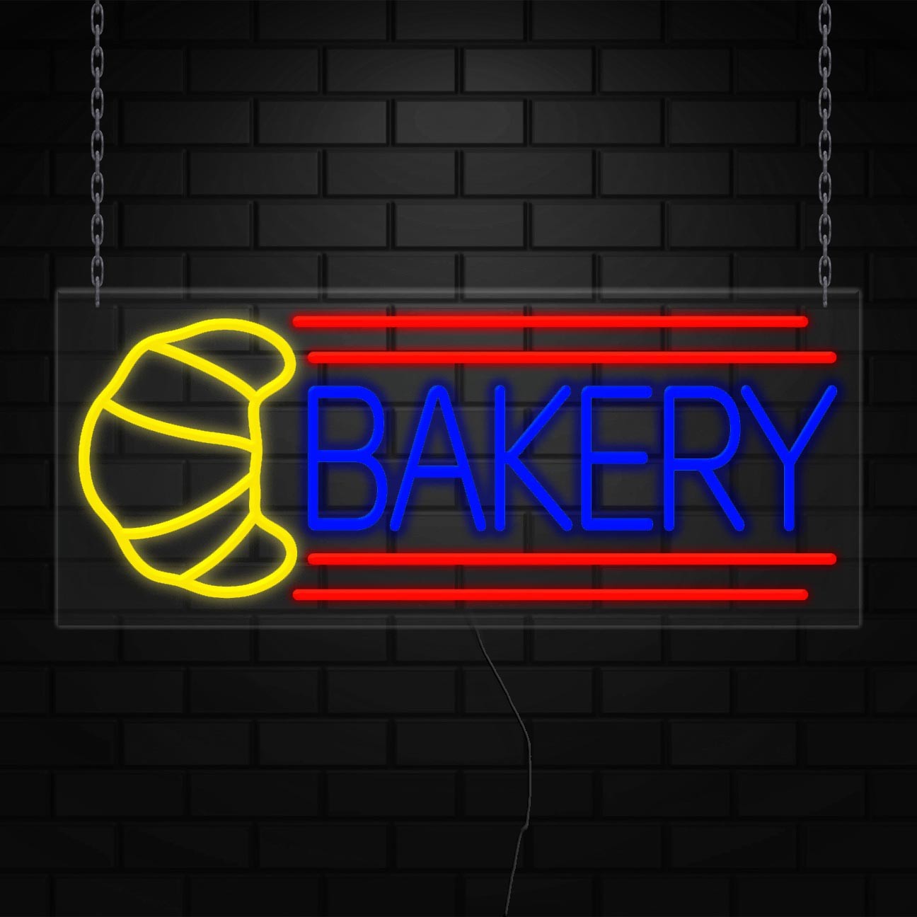 Bakery Sign for Business Displays | LED Flex Neon | 32&Prime;W x 13&Prime;H x 1&Prime;D