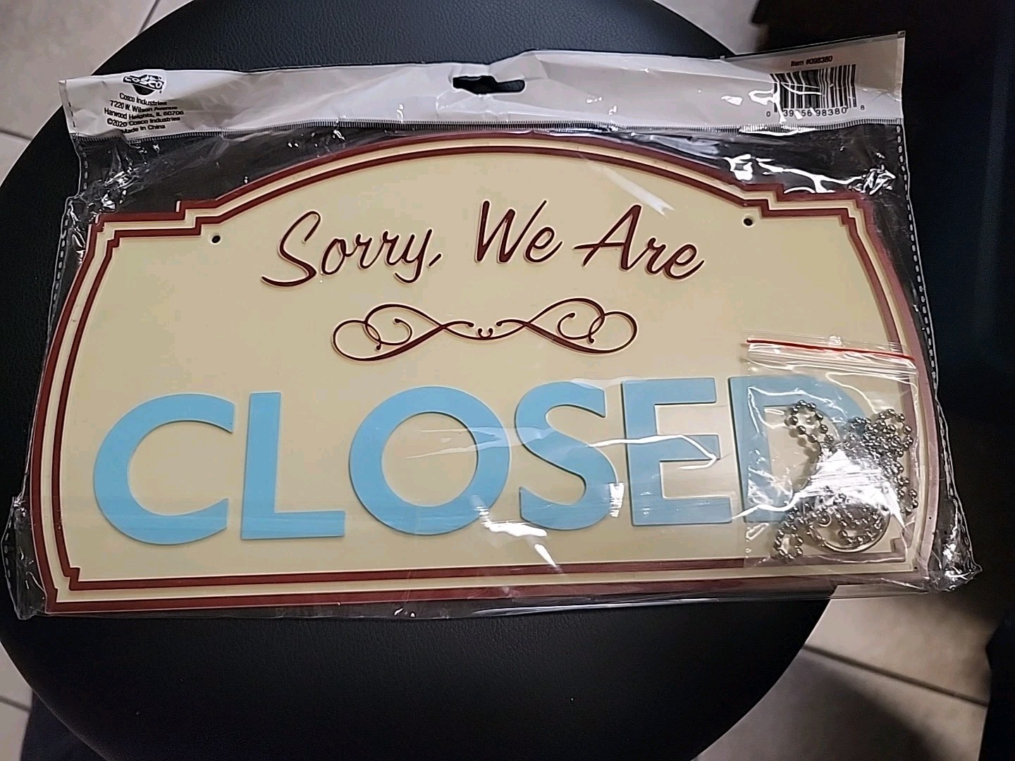 ⭐️⭐️⭐️⭐️⭐️Boutique Sign – 2 Sided – Come In, We&rsquo;re Open / Sorry We Are Closed