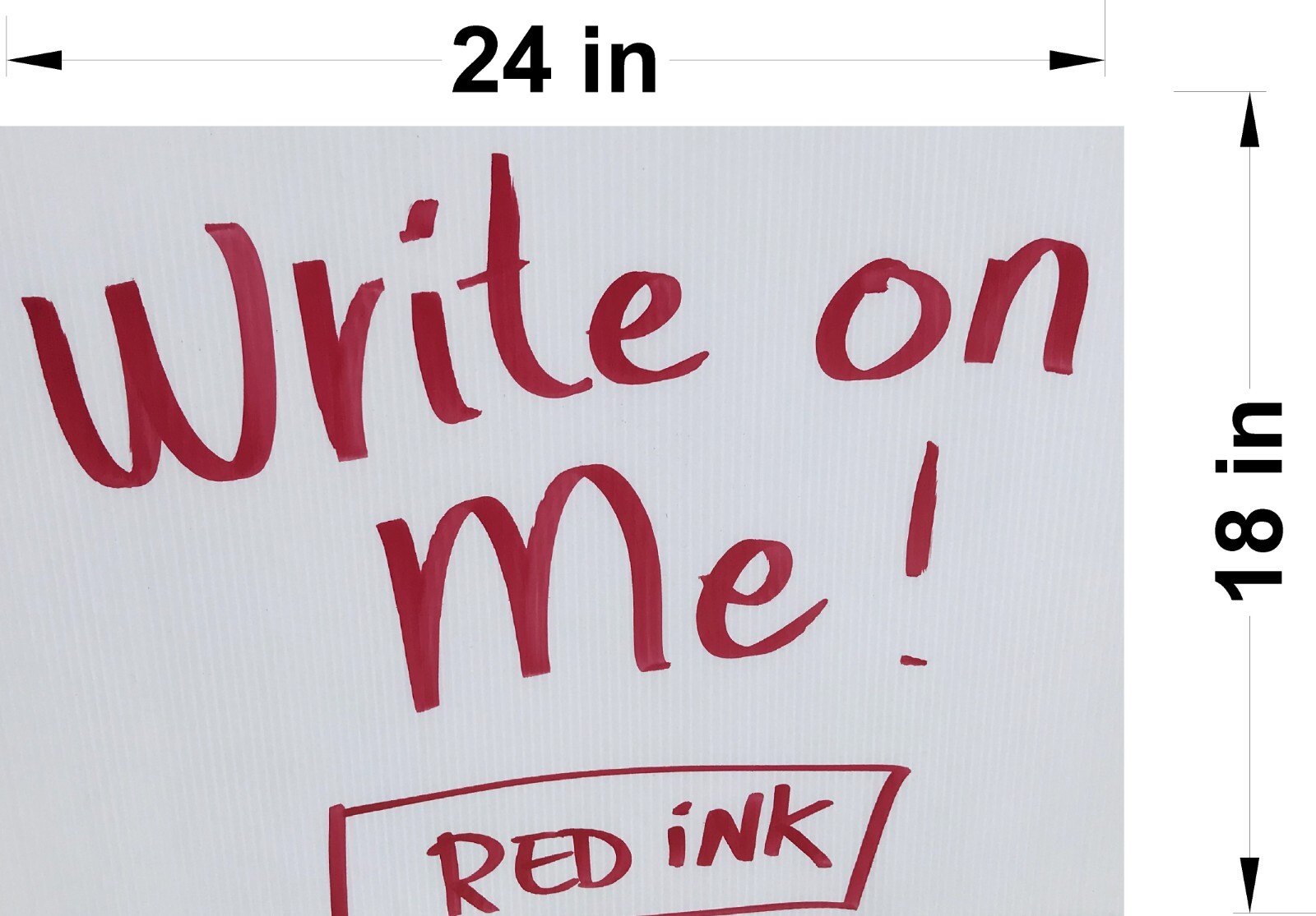 30 Pack White Signs 18&Prime; x 24&Prime; x 4 mm Corrugated Plastic, Write Your Own Messages