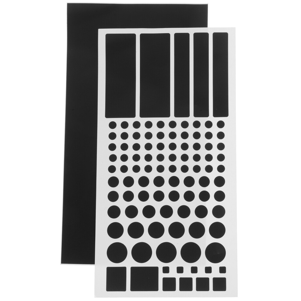 2 Sheets LED Light Shielding Sticker Dimming Tape Blocking Stickers Router Tv