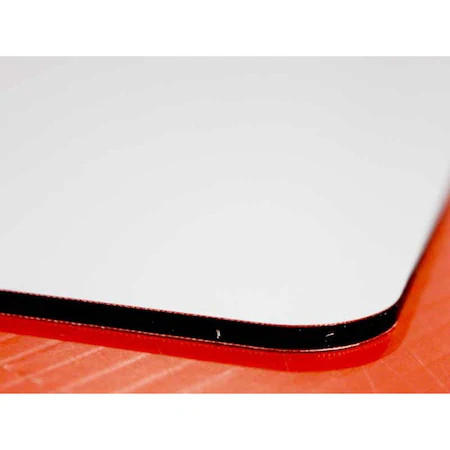 VISUAL WORKPLACE 15-1910-1218-601 ACM 3mm, 12&Prime;x18&Prime;, 3/4&Prime; Rounded Corners,