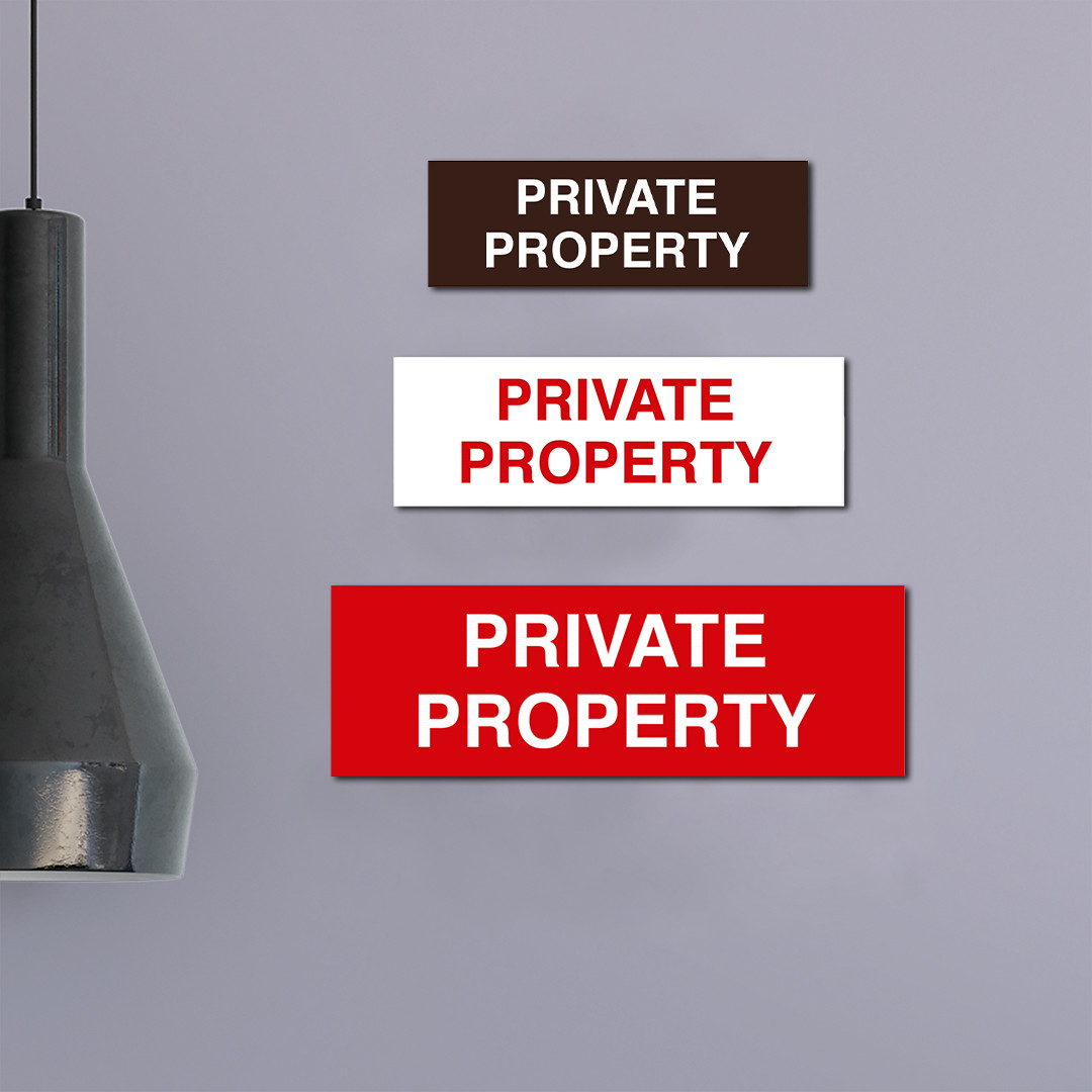 Basic Private Property Sign