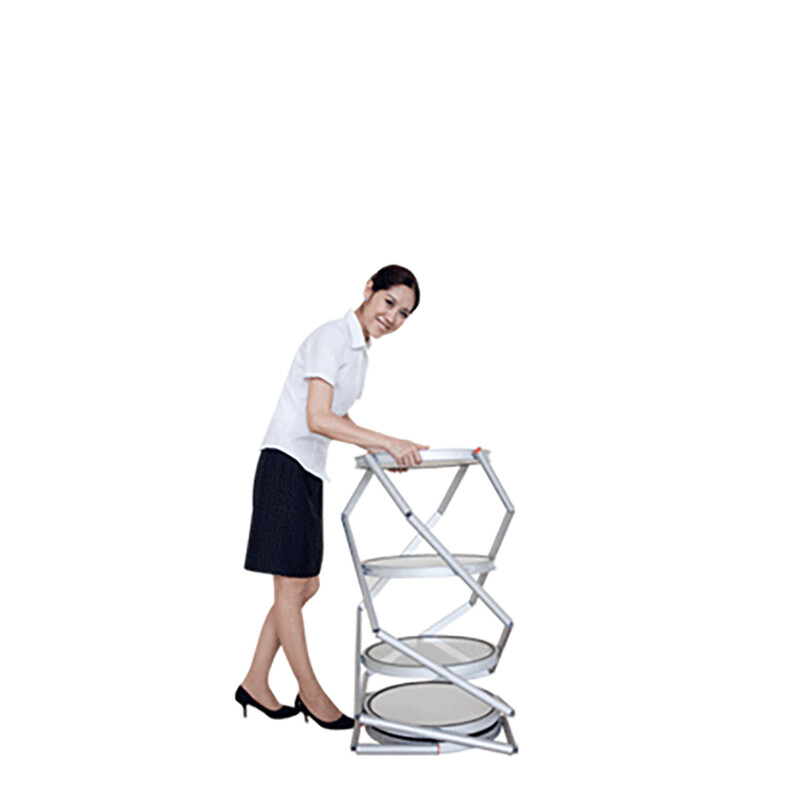 Optim 80&Prime; Collapsible Trade Show Promotion Counter Aluminum Display for Exhibit
