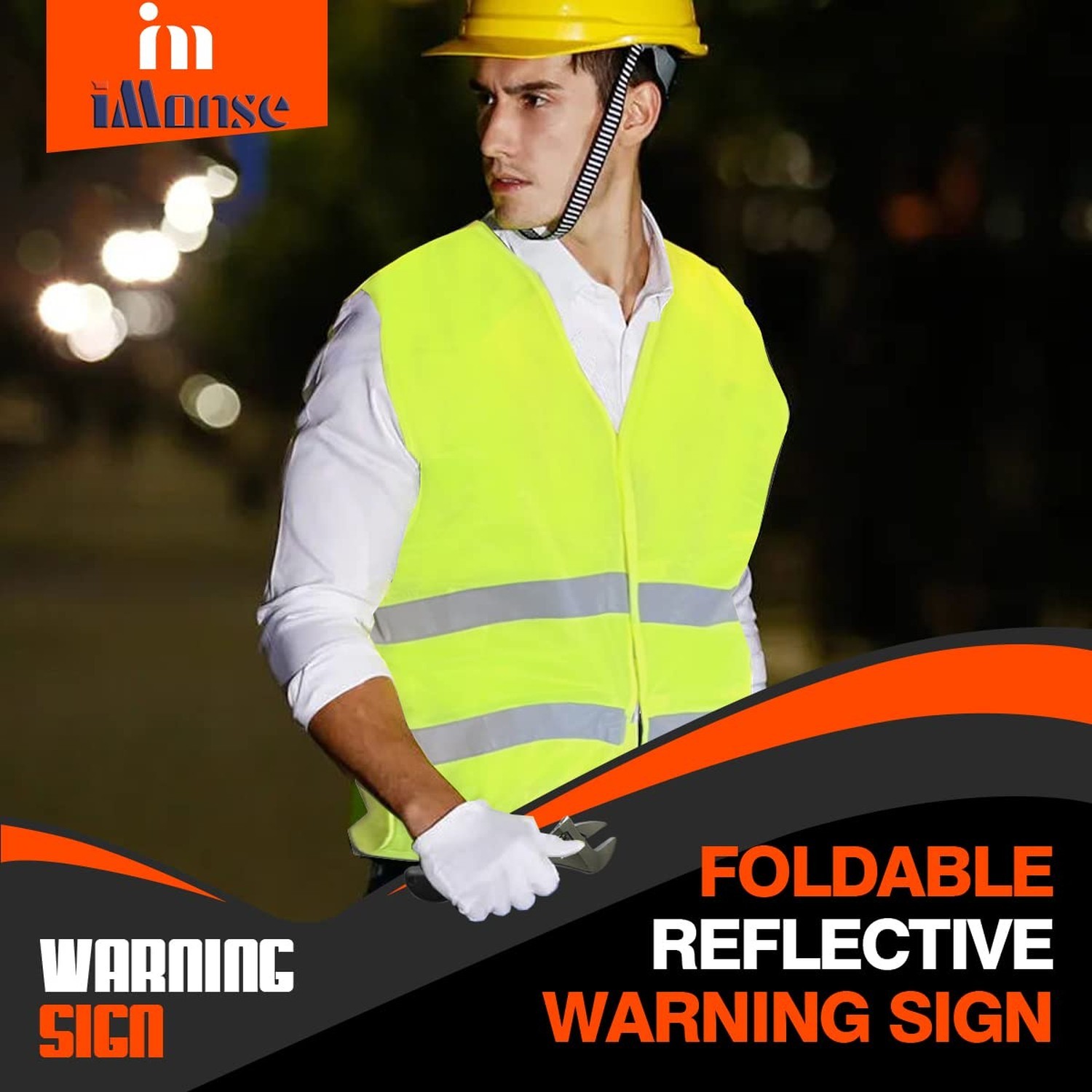 Warning Safety Triangle Kit, Emergency Roadside Warning Reflective Triangle 2…