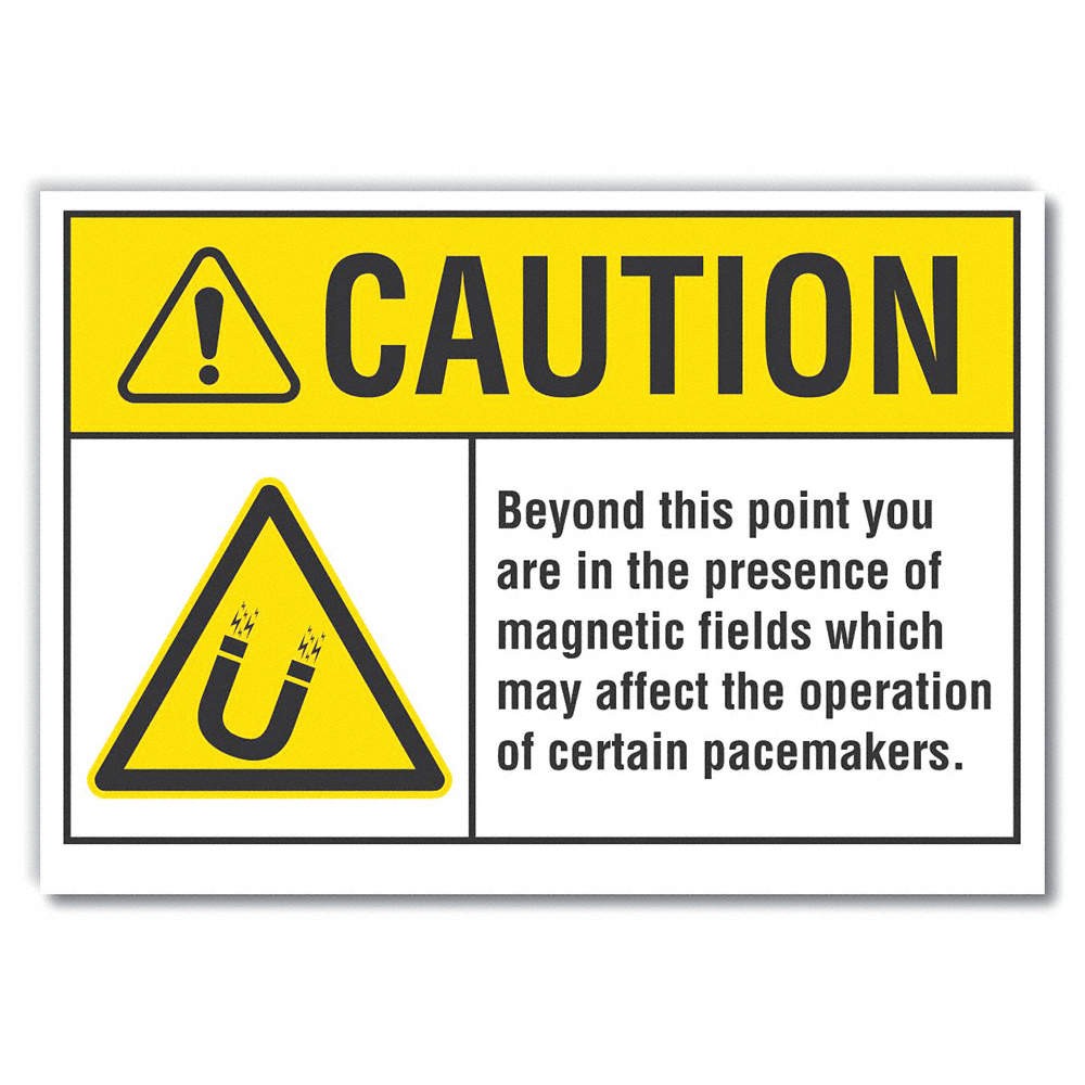 LYLE LCU3-0025-ED_14x10 Caution Sign,10inx14in,Non-PVC Polymer 456U68