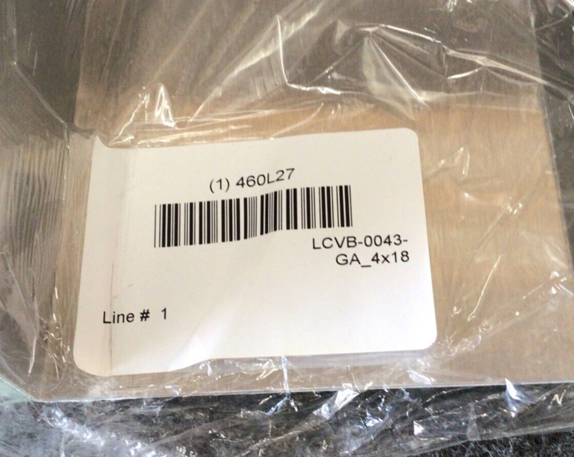 LYLE LCVB-0043-GA_4x18 Aluminum Fire Extinguisher Safety Sign 460L27 New