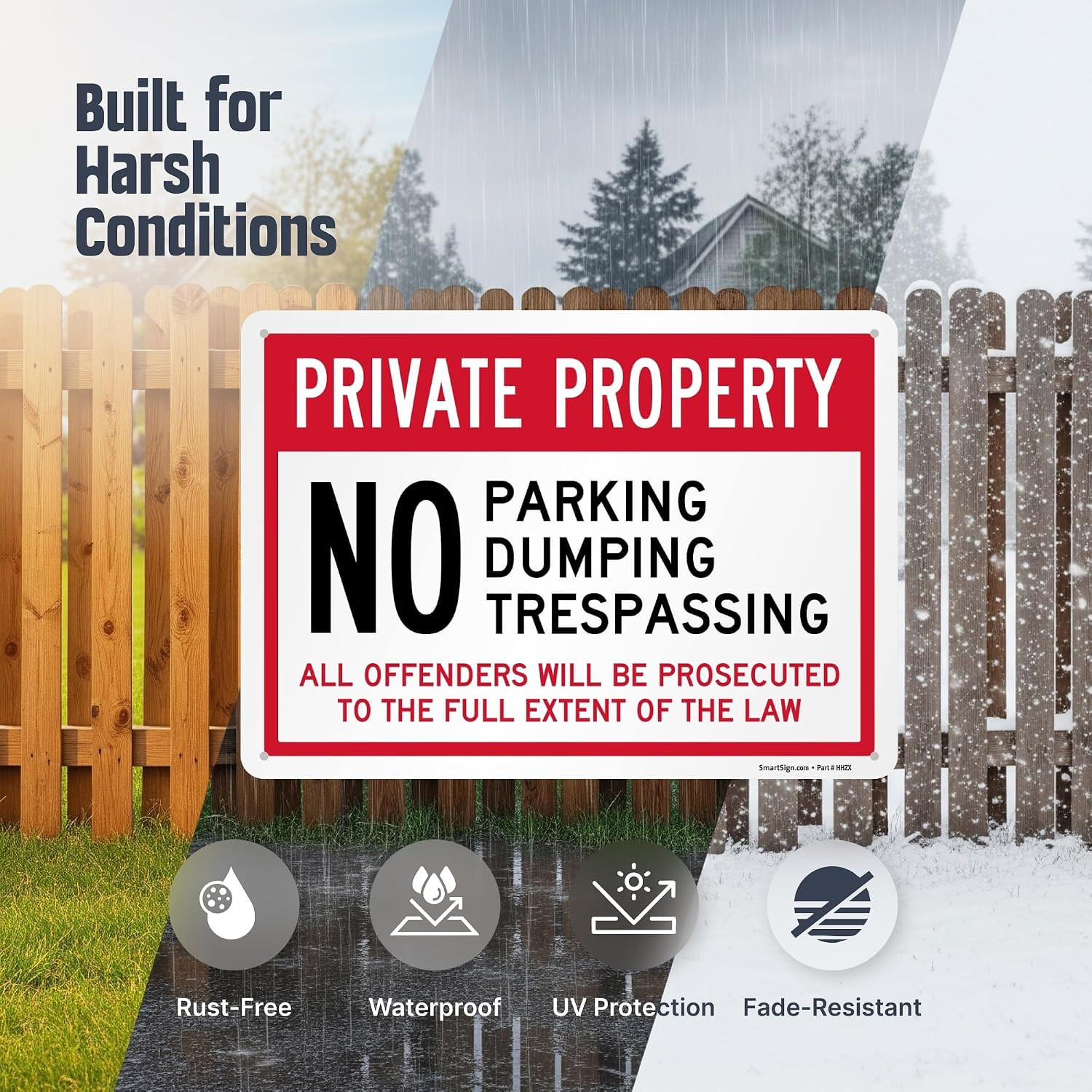 « Private Property – No Parking, Dumping, Trespassing, All Offenders