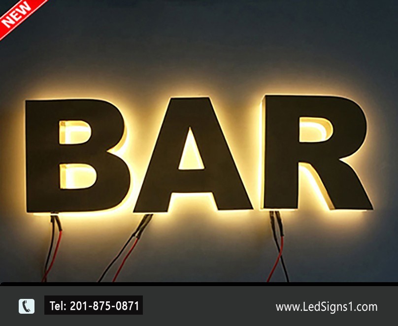 Custom made Led Back-Lit Channel Letters 20 Inches ( Read Description )
