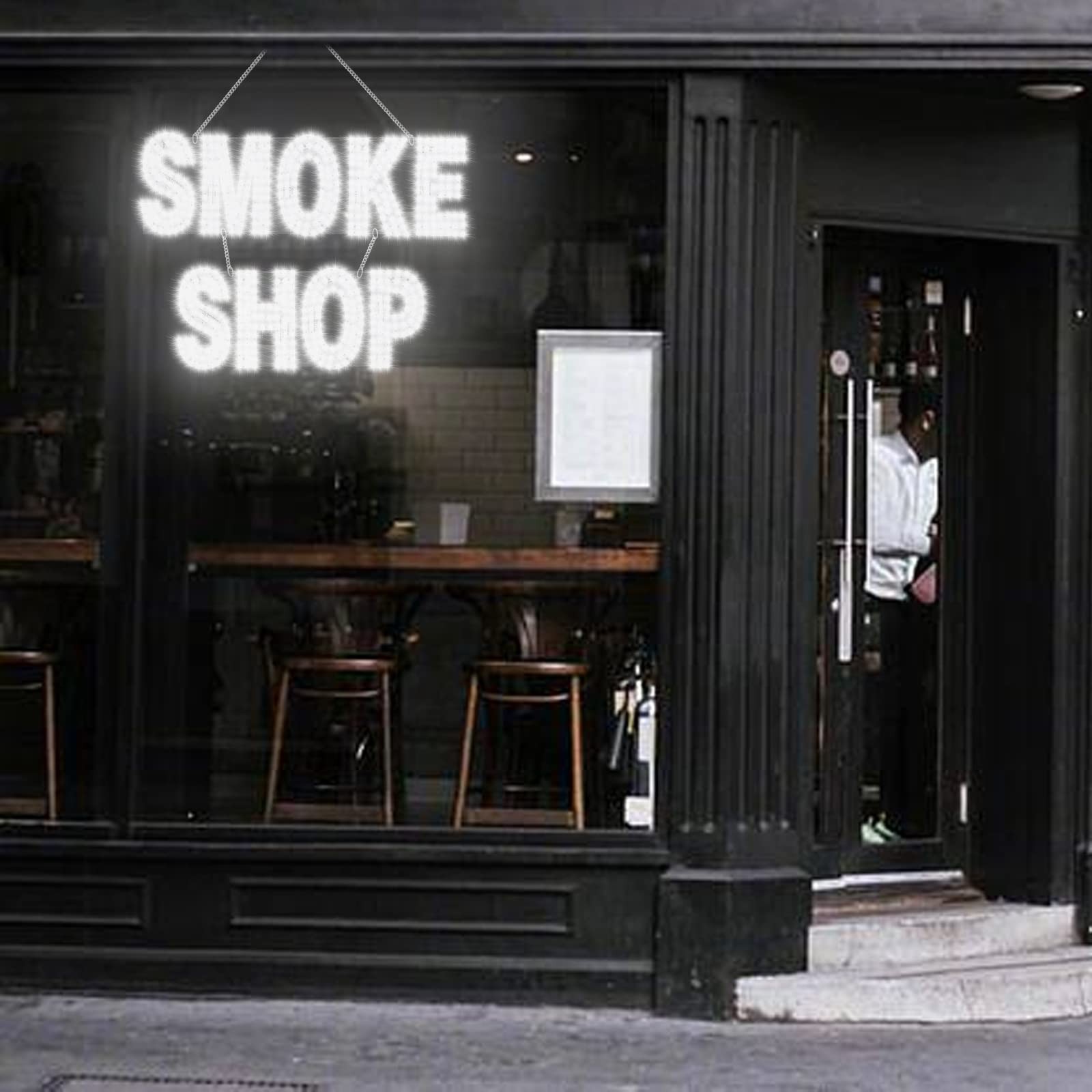 30&Prime;x20&Prime; Large LED Smoke Shop Sign for Smoke Shop, Super Bright Unique Design …