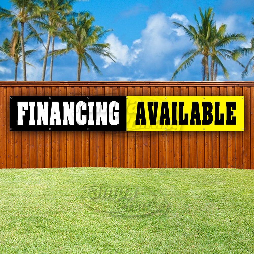 FINANCING AVAILABLE Advertising Vinyl Banner Flag Sign LARGE HUGE XXL SIZES