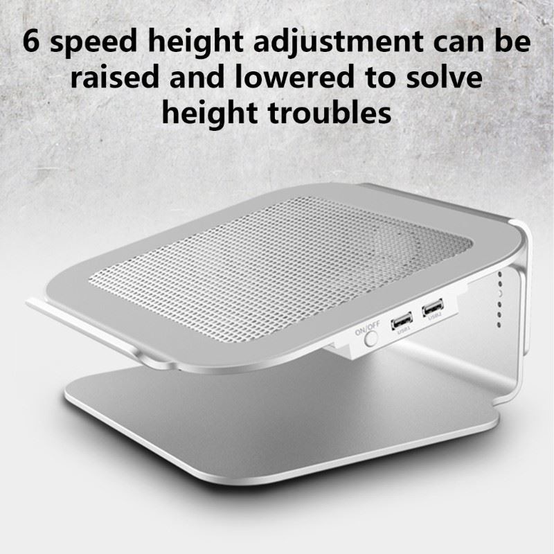 Portable Tablet Holder Stand Foldable NonSlip Silicone holder with 2 USB Port