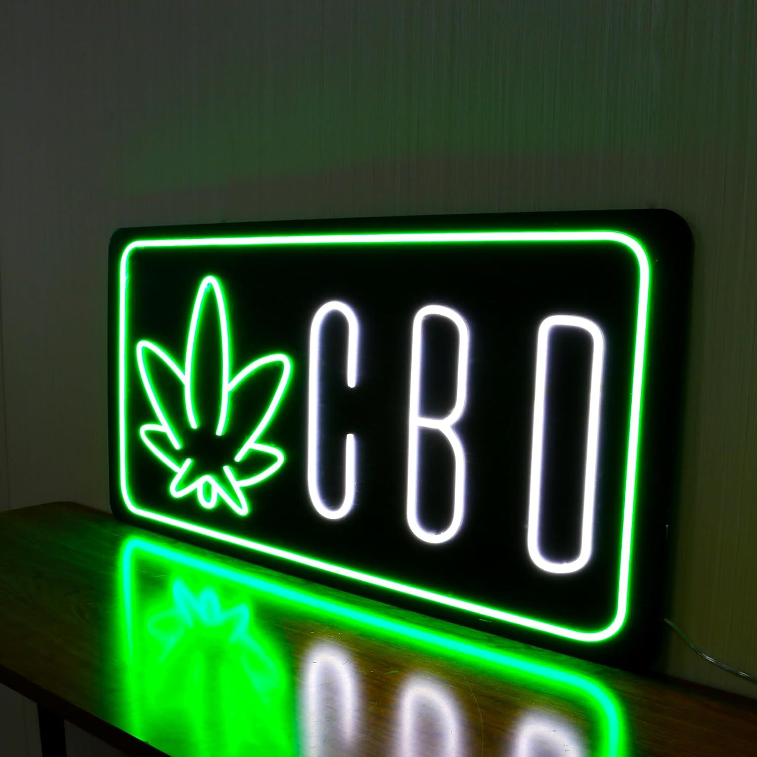 Extra Large 35&Prime;x18&Prime; LED CBD Sign – Bright, Unique, High Visibility for Stores