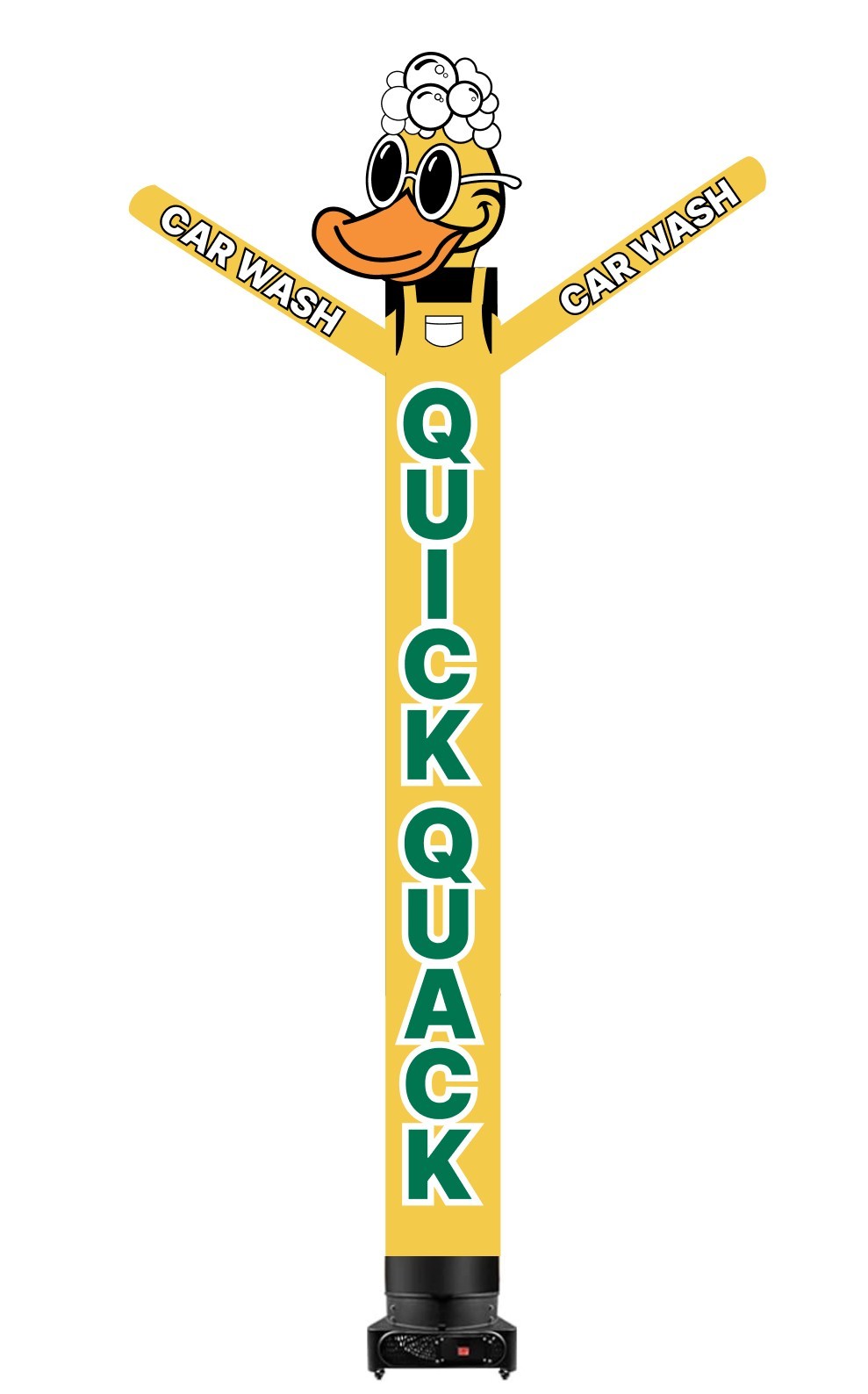 10ft Quick Quack Car Wash Air Inflatable Dancer Tubeman (Blower Sold Separately)