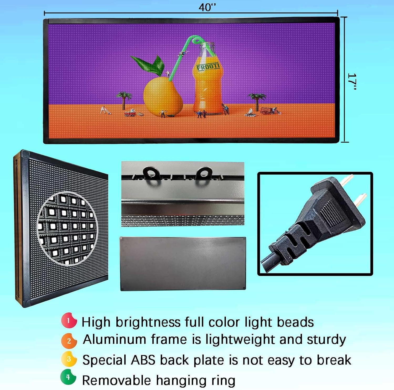 P6 Outdoor Led Signs Scrolling Programmable, Digital Sign Board Waterproof High