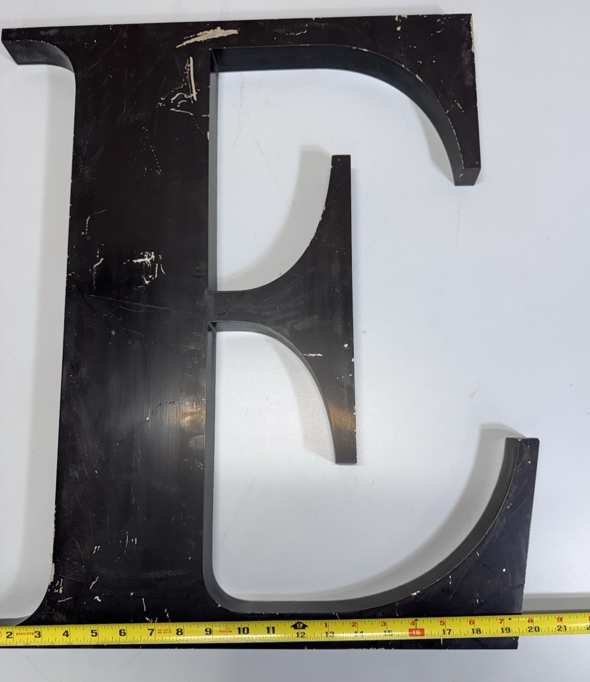Gemini Inc 24” Cast Aluminum Architectural Letter Sign Black Commercial Letters