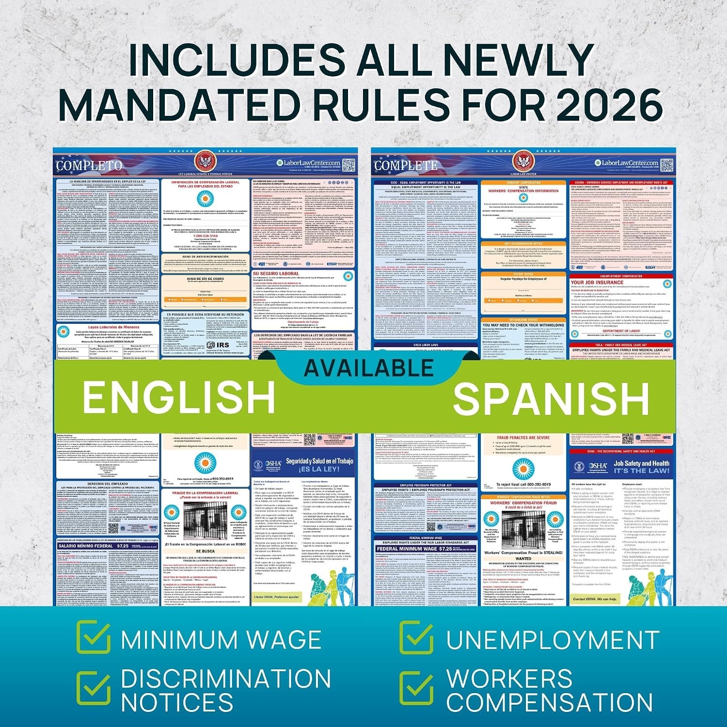 Bilingual Compliance Posters 2026 Edition