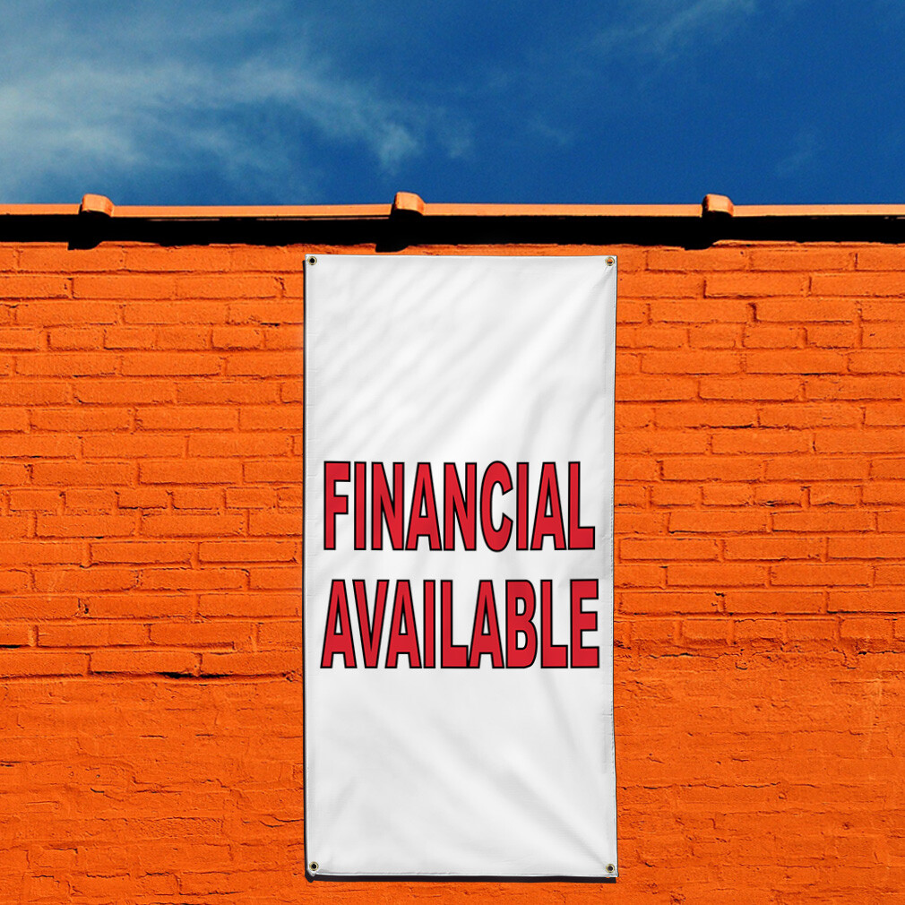 Vertical Vinyl Banner Multiple Sizes Business Weatherproof Industrial Yard Signs
