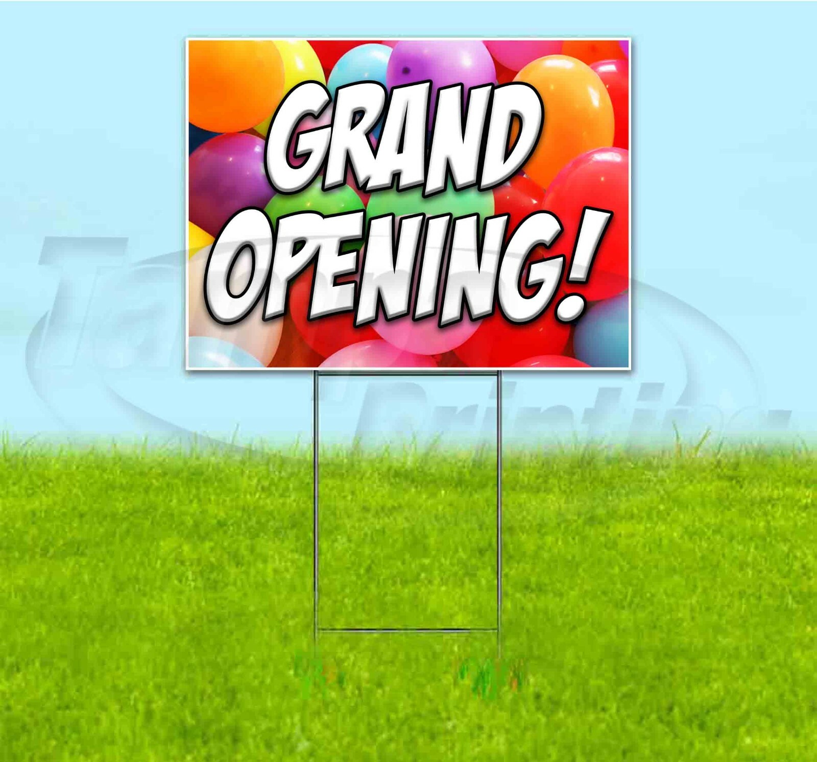 GRAND OPENING 18×24 Yard Sign WITH STAKE Corrugated Bandit USA BUSINESS