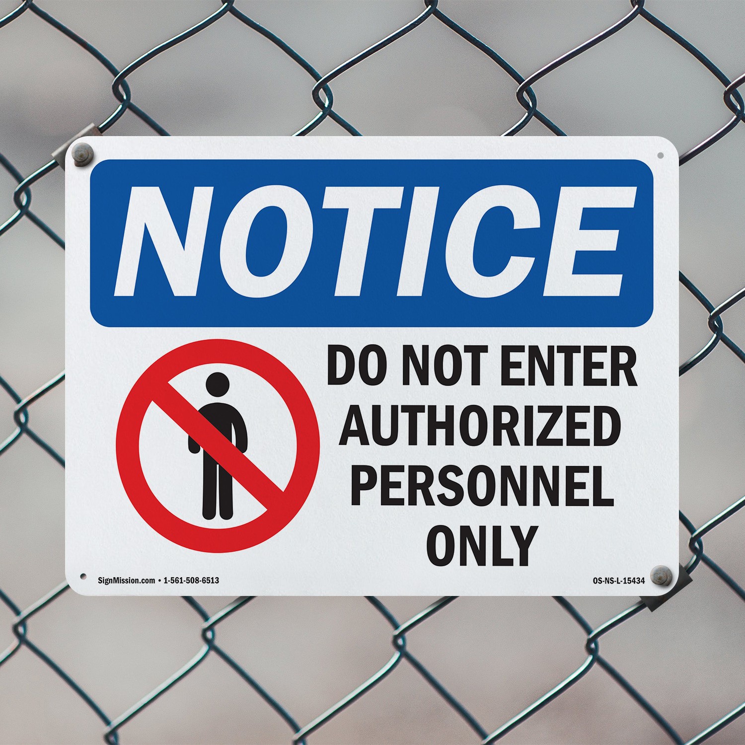 Do Not Enter Authorized Personnel Only OSHA Notice Sign Or Decal – 5 or 10 Pack