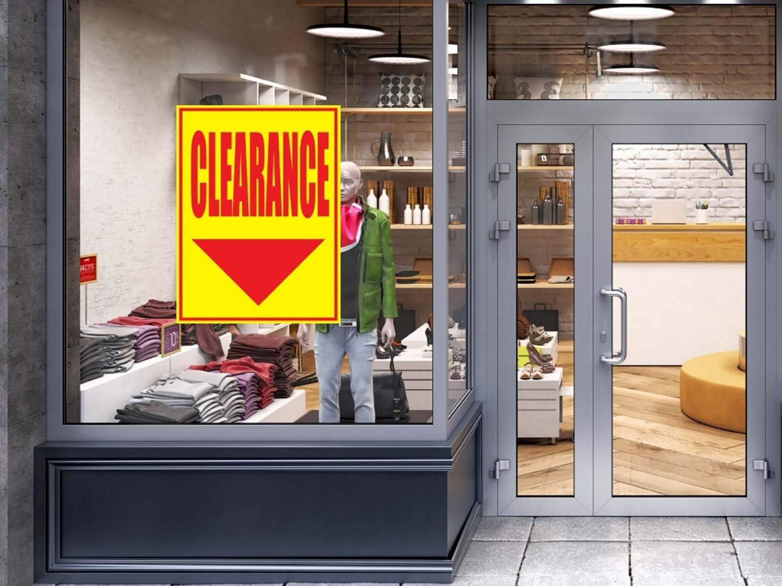 Promotional | Retail Window Display Sign | 18&Prime;W x 24&Prime;H