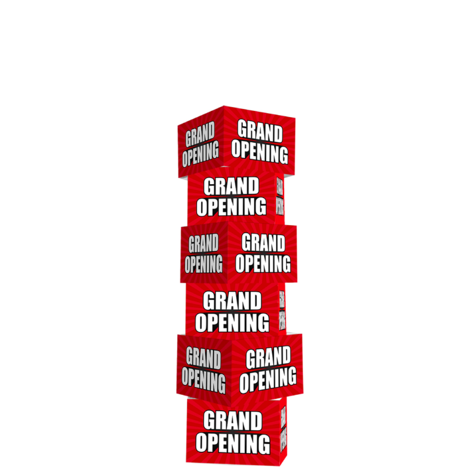 PermaShine Printed Balloon Tower Car Dealer Advertisement Sale Seasonal Holiday