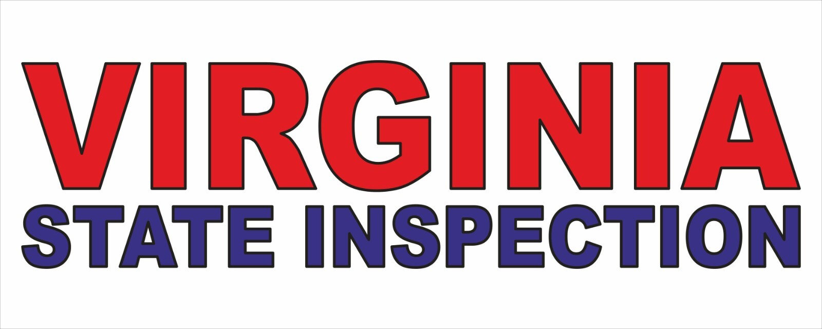 Virginia State Inspection Advertising Banner Vinyl Mesh Sign Official Vehicle