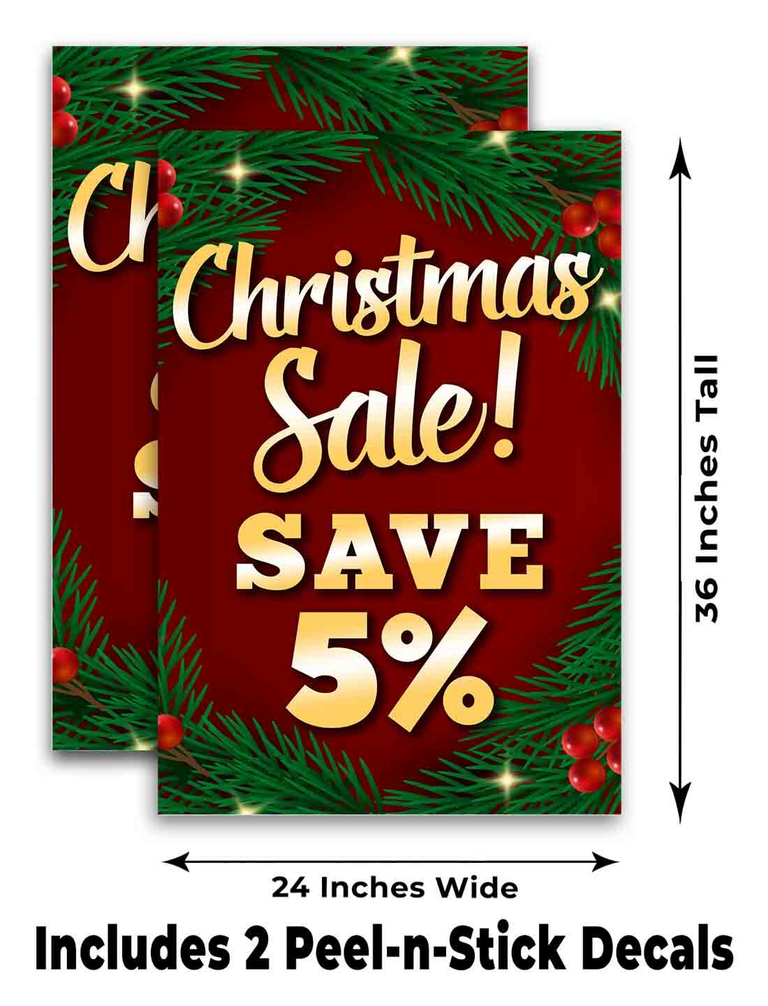 CHRISTMAS SALE SAVE 5% Signicade 24×36 A Frame Sidewalk Sign Double Sided