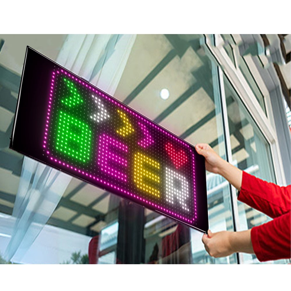 Car Windshield LED Sign 24*48 Pixel App Control Programmable Flexible Led Screen