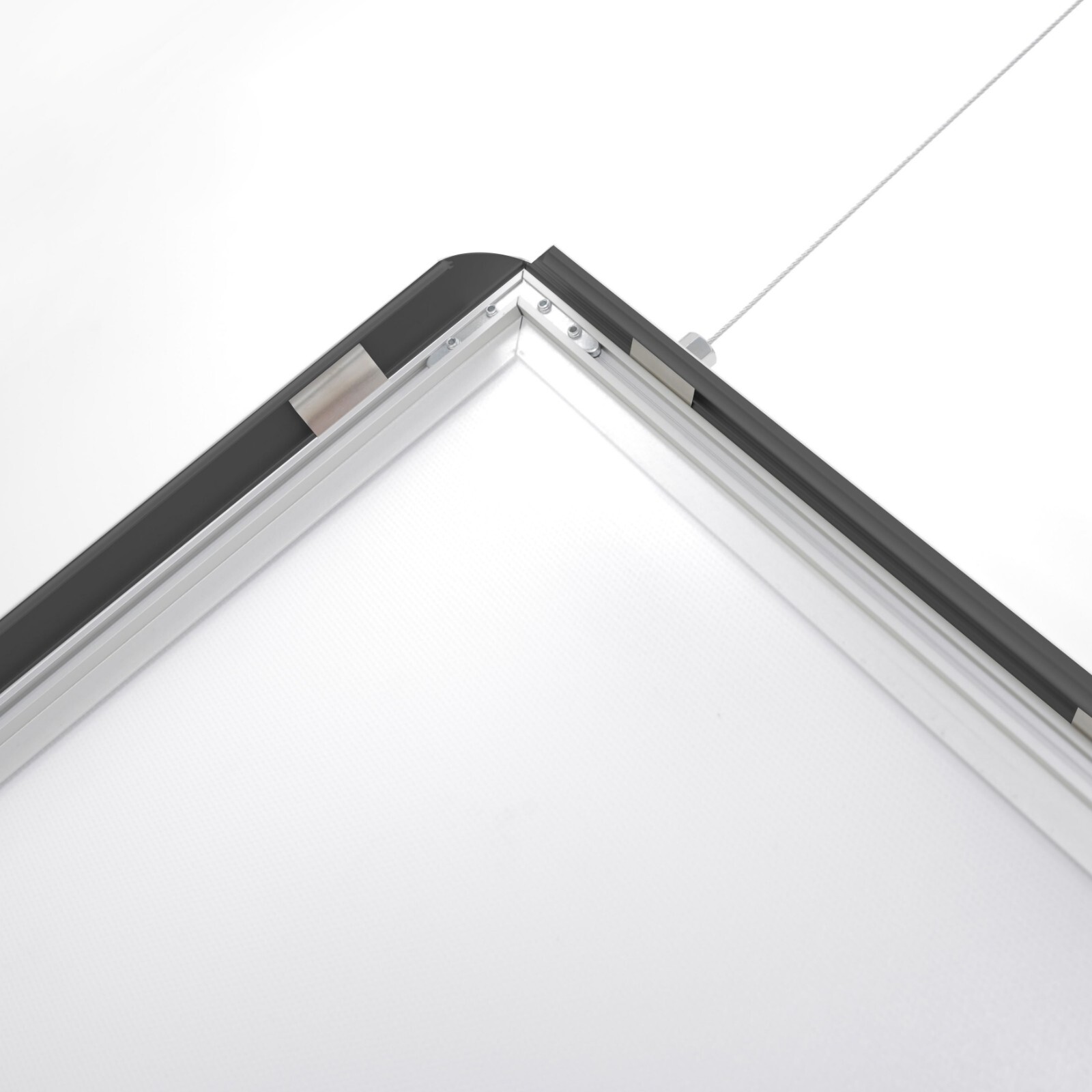 LEDbox Double Sided LED Backlit Poster Frame Black 18×24/24×36 inch Sign Holder