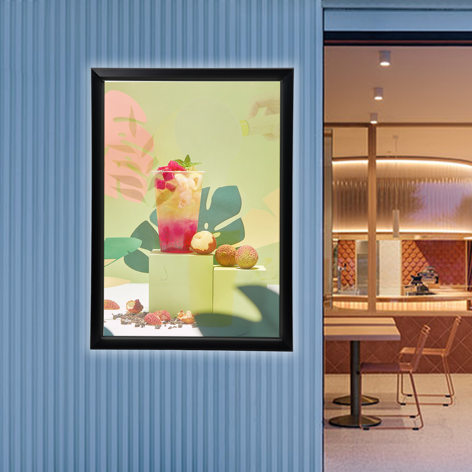 LED Poster Movie Frame Backlit Light Box Advertising Sign Display 24×33/ 27×40 »